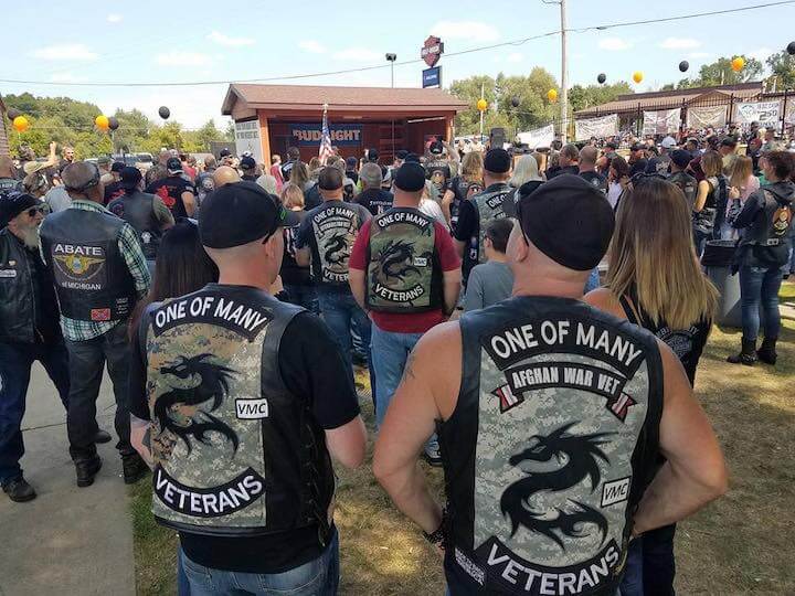 Michigan Motorcycle Club Gives Veterans Their All